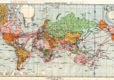 PPMHP 110444: Naseobine i svjetski promet - Kozennov geografički atlas