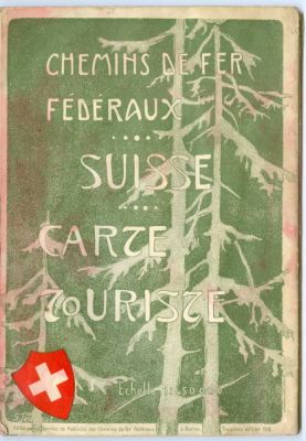 PPMHP 107709: Chemins de Fer Fédéraux, Suisse, Carte du Touriste • Troisiéme édition