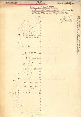 PPMHP 119089: Nacrt za konstrukciju zvučnice violine 3ter Typus