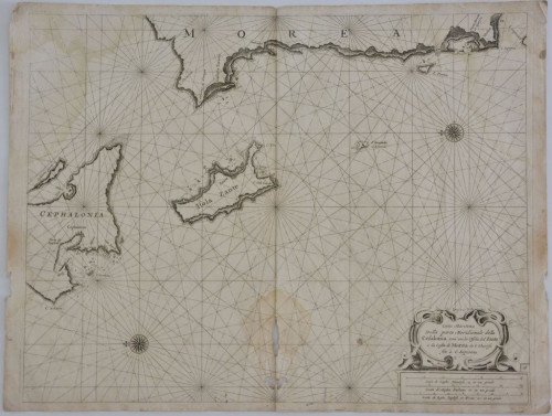 PPMHP 126423: Carta marittima dela parte meridionale della Cefalonia e isola Zante • Pomorska karta pokrajine Kefalonije i otoka Zante