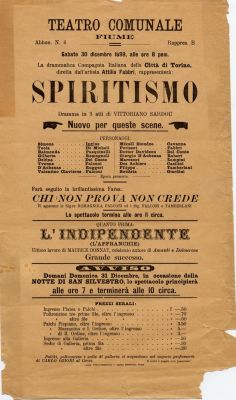 PPMHP 115727: Plakat za predstavu Spiritismo