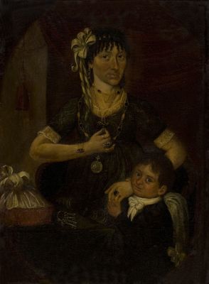 PPMHP 107149: Portret Elizabete Adamić sa sinom