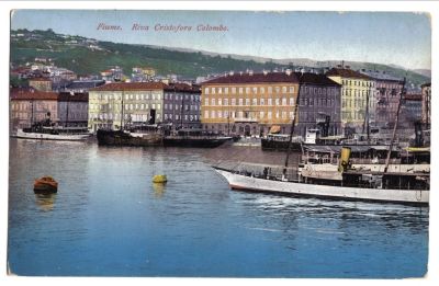 PPMHP 109678: Fiume; Riva Cristoforo • Rijeka; Obala