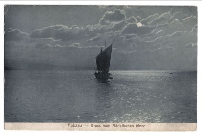 PPMHP 112542: Abbazia-Gruss vom Adriatischen Meer
