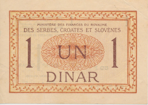 PPMHP 139139: 1 Dinar - Kraljevstvo SHS
