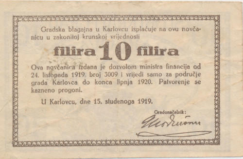 PPMHP 139841: 10 filira - Karlovac • 10 filira - Karlovac