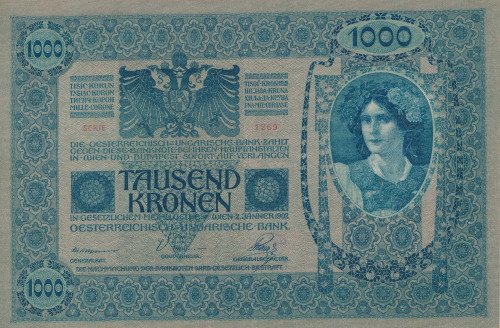 PPMHP 138852: 1000 kruna - Austro-Ugarska Monarhija