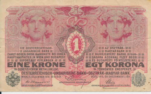 PPMHP 139602: 1 kruna - Austro-Ugarska Monarhija
