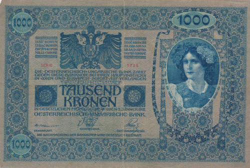 PPMHP 139187: 1000 kruna - Austro-Ugarska Monarhija