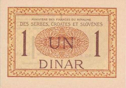 PPMHP 139076: 1 Dinar - Kraljevstvo SHS