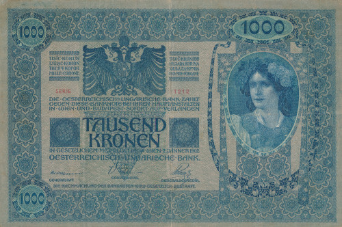 PPMHP 138837: 1000 kruna - Austro-Ugarska Monarhija