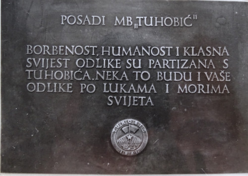 PPMHP 130107: Spomen ploča za MB "Tuhobić"