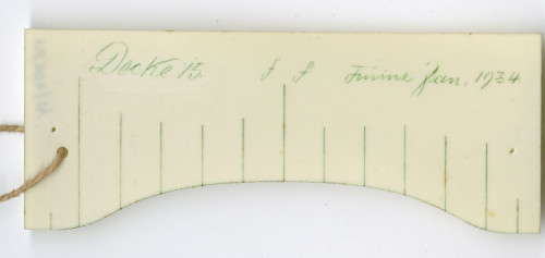 PPMHP 135307/14: Mjera za Kresnikov model violine 1934. • Decke