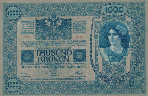 PPMHP 138848: 1000 kruna - Austro-Ugarska Monarhija
