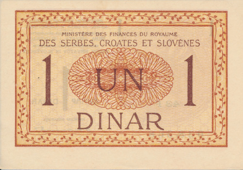 PPMHP 139073: 1 Dinar - Kraljevstvo SHS
