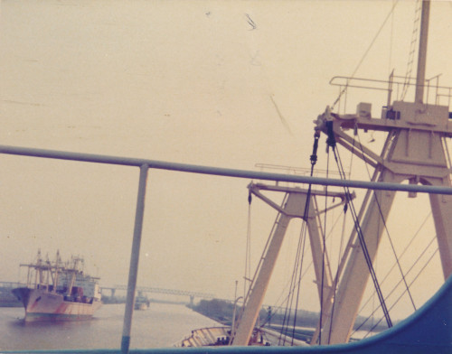 PPMHP 141667: Brod Novi Vinodolski u plovidbi prema Rostocku prolazi kroz Kiel