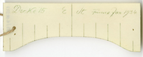 PPMHP 135307/15: Mjera za Kresnikov model violine 1934. • Decke