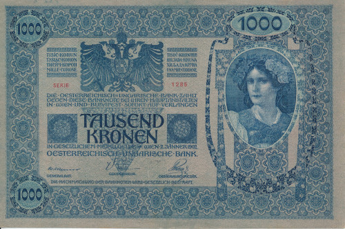 PPMHP 138850: 1000 kruna - Austro-Ugarska Monarhija