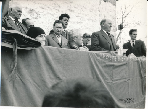 PPMHP 127496: Josip Gaberšnik drži govor na komemoraciji