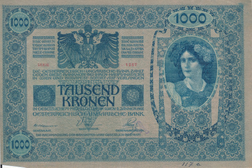 PPMHP 138845: 1000 kruna - Austro-Ugarska Monarhija