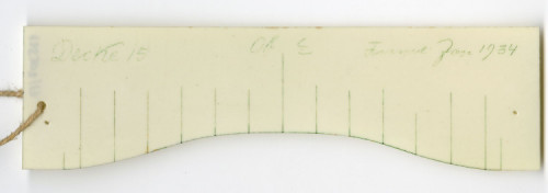 PPMHP 135307/17: Mjera za Kresnikov model violine 1934. • Decke