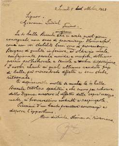 PPMHP 107025: Dopis upućen Giovanniju Sivieliju