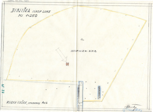 PPMHP 110218: Plan iskopa za luku Dinjiška