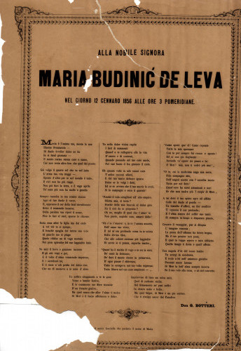 PPMHP 120564: Oda u čast Marie Budinić de Leva