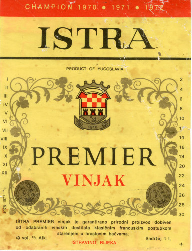 PPMHP 156427: Istra - Premier vinjak