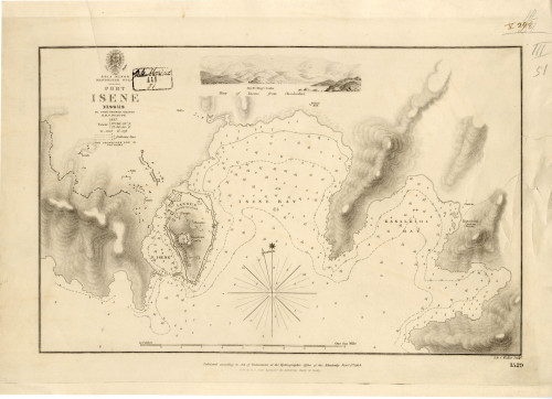PPMHP 126431: Port Isene • Karta luka Isene