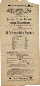 PPMHP 115890: Plakat za predstavu Il Padrone delle Ferriere