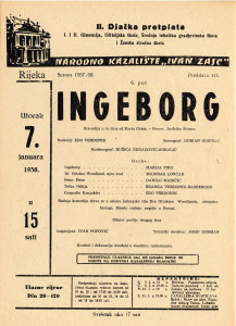 PPMHP 116235: Oglas za predstavu Ingeborg