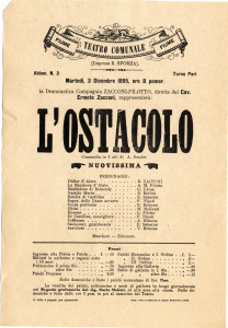 PPMHP 115847: Plakat za predstavu L'Ostacolo