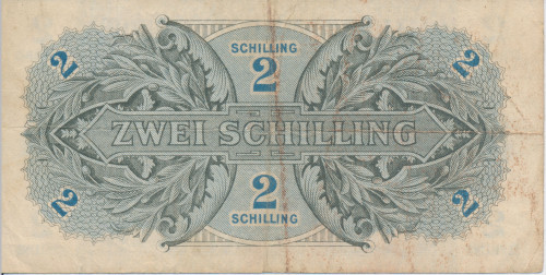 PPMHP 140837: 2 schillinga - Austrija (Saveznička vojna uprava)