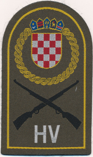 PPMHP 124037: Narukavna oznaka Hrvatske vojske