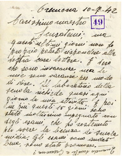 PPMHP 136037: Carlovo pismo Kresniku iz 1942