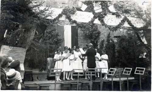 PPMHP 102895: Prvi nastup mješovitog zbora nakon Prvog svjetskog rata