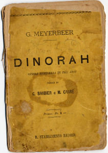 PPMHP 115569: Dinorah - opera semiseria in tre atti • Dinorah - poluozbiljna opera u tri čina