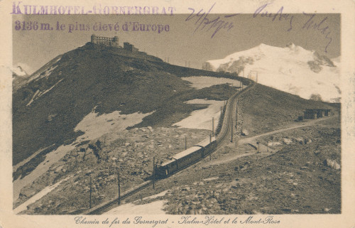 PPMHP 150802: Chemin de fer du Gornergrat - Kulm Hotel et le Mont-Rose