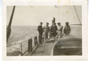 PPMHP 154656: Skupina od pet mornara na brodu u plovidbi