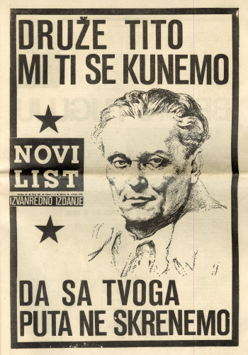 PPMHP 170204: Novi list, izvanredno izdanje povodom smrti J. B. Tita