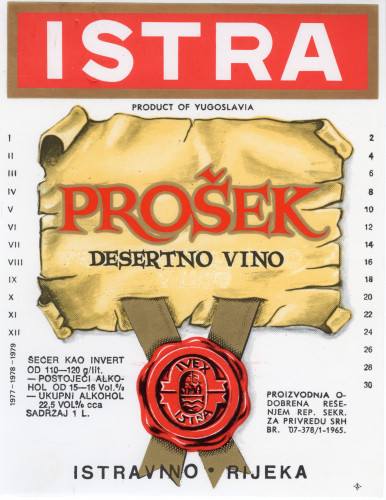 PPMHP 156415: Istra - Prošek - Desertno vino