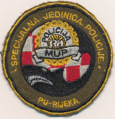 PPMHP 122142: Policijska oznaka MUP RH, Specijalna jedinica policije PU Rijeka