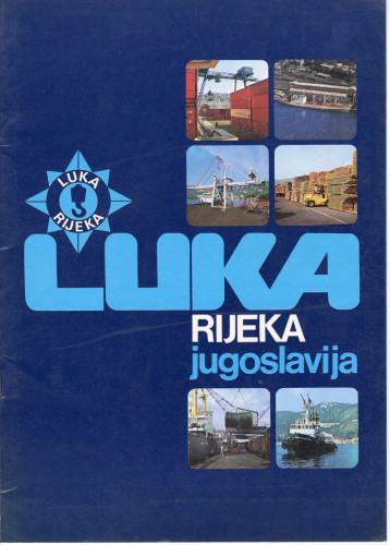 PPMHP 115081: Luka Rijeka Jugoslavija • Rijeka der grőste jugoslawische Hafen