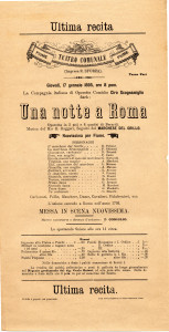 PPMHP 115654: Una notte a Roma - opereta u 3 čina i 4 quadri • Jedna noć u Rimu - opereta u 3 čina i 4 dijela
