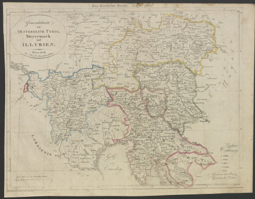 PPMHP 150071: Generalcharte von Oesterreich, Tyrol, Steyermark und Illyrien