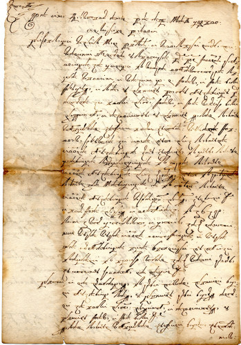 PPMHP 109930: Dokument pisan na glagoljici iz 1783.