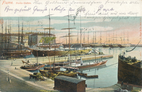 PPMHP 124723: Rijeka - Luka • Fiume. Porto - Hafen