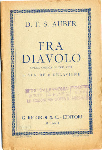 PPMHP 115571: Fra Diavolo - opera comica in tre atti • Fra Diavolo - komična opera u tri čina