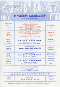 PPMHP 115315: Raspored predstava od 17. do 25. veljače 1969.